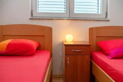 Krevet ili kreveti u jedinici u objektu Villa Flipa Apartment Ema