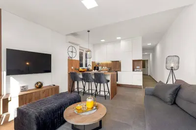 Kuhinja ili čajna kuhinja u objektu Luxury Apartments Velic Brodarica