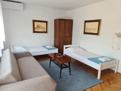 Krevet ili kreveti u jedinici u objektu Apartments by the sea Sparadici - Sibenik - 21600