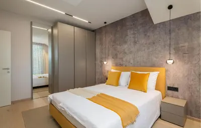 Krevet ili kreveti u jedinici u objektu Luxurious Apartment In Betina With Wifi
