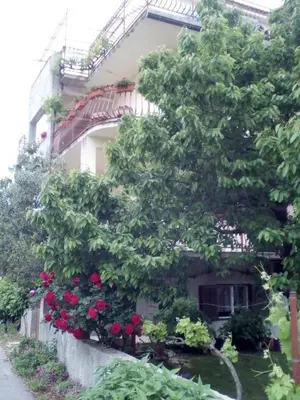 Vrt u objektu Apartment 5185-1 for 3 Pers in Brodarica