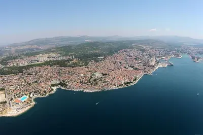 Tlocrt objekta Apartments with parking spaces Sibenik - 23772