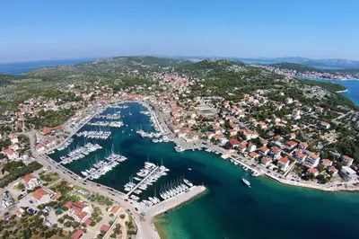 Tlocrt objekta Family friendly seaside apartments Jezera, Murter - 5062