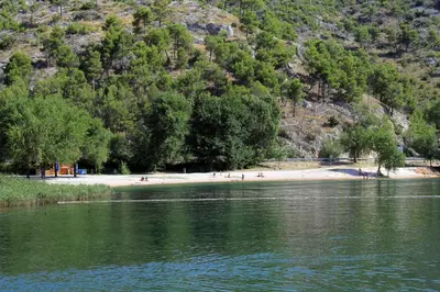Tlocrt objekta Apartments with parking spaces Bilice, Krka - 24275