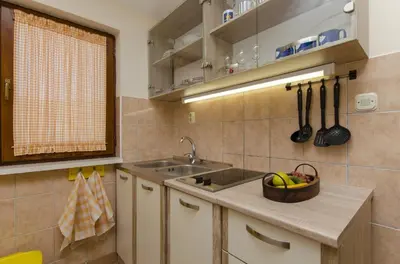 Kuhinja ili čajna kuhinja u objektu Apartments Dorde