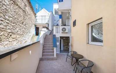 Balkon ili terasa u objektu 1 Bedroom Stunning Apartment In Vodice