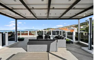 Balkon ili terasa u objektu 1 Bedroom Gorgeous Apartment In Zaboric-Brodarica