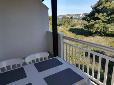 Balkon ili terasa u objektu Apartments Libertas - Two bedroom apartment with Balcony and Sea View - 11