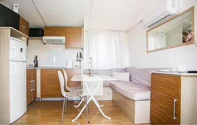 Kuhinja ili čajna kuhinja u objektu Beautiful Stacaravan In Drnis With Wifi