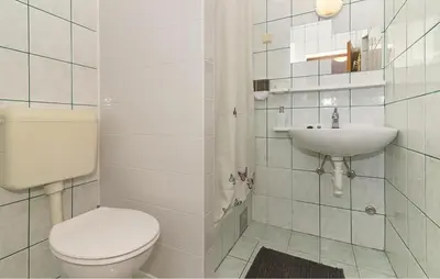 Kupaonica u objektu Cozy Apartment In Pirovac With Lake View