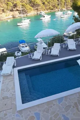 Tlocrt objekta Apartment Aurea 3 Modernes Apartment direkt am Meer by Interhome