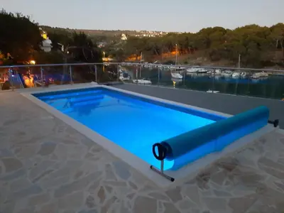 Tlocrt objekta Apartment Aurea 3 Modernes Apartment direkt am Meer by Interhome