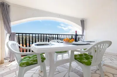 Balkon ili terasa u objektu Apartments Villa Maja
