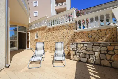 Balkon ili terasa u objektu Apartment Brodarica 15270b