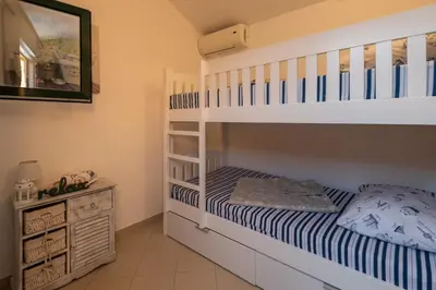 Krevet ili kreveti u jedinici u objektu Sun gardens