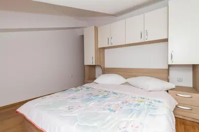 Krevet ili kreveti u jedinici u objektu Apartments by the sea Vodice - 16249