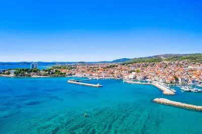 Tlocrt objekta Apartment in Vodice with terrace, air conditioning, WiFi (4323-2)
