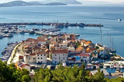 Tlocrt objekta Apartment in Vodice with terrace, air conditioning, WiFi (4323-2)