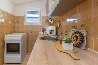 Kuhinja ili čajna kuhinja u objektu Apartmani Alaga B