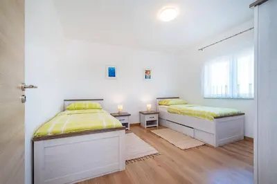 Krevet ili kreveti u jedinici u objektu MY DALMATIA - Holiday home Zara with private swimming pool