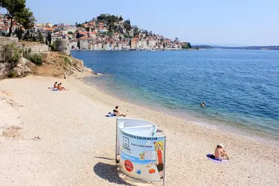 Tlocrt objekta Apartments with parking spaces Sibenik - 20761